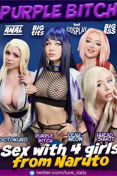 Sex with 4 Girls from Naruto Movie